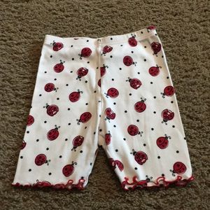 Vintage Gymboree Ladybug biker shorts Size 6